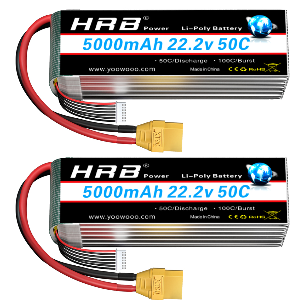 Drone Battery 4S - 1/2PCS HRB 22,2 V 5000mah Lipo