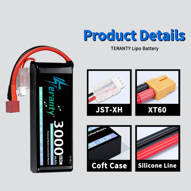 TERANTY 2S 3000mAh Lipo-Akku 7 – Drone Battery 4S Bewertung und Preis