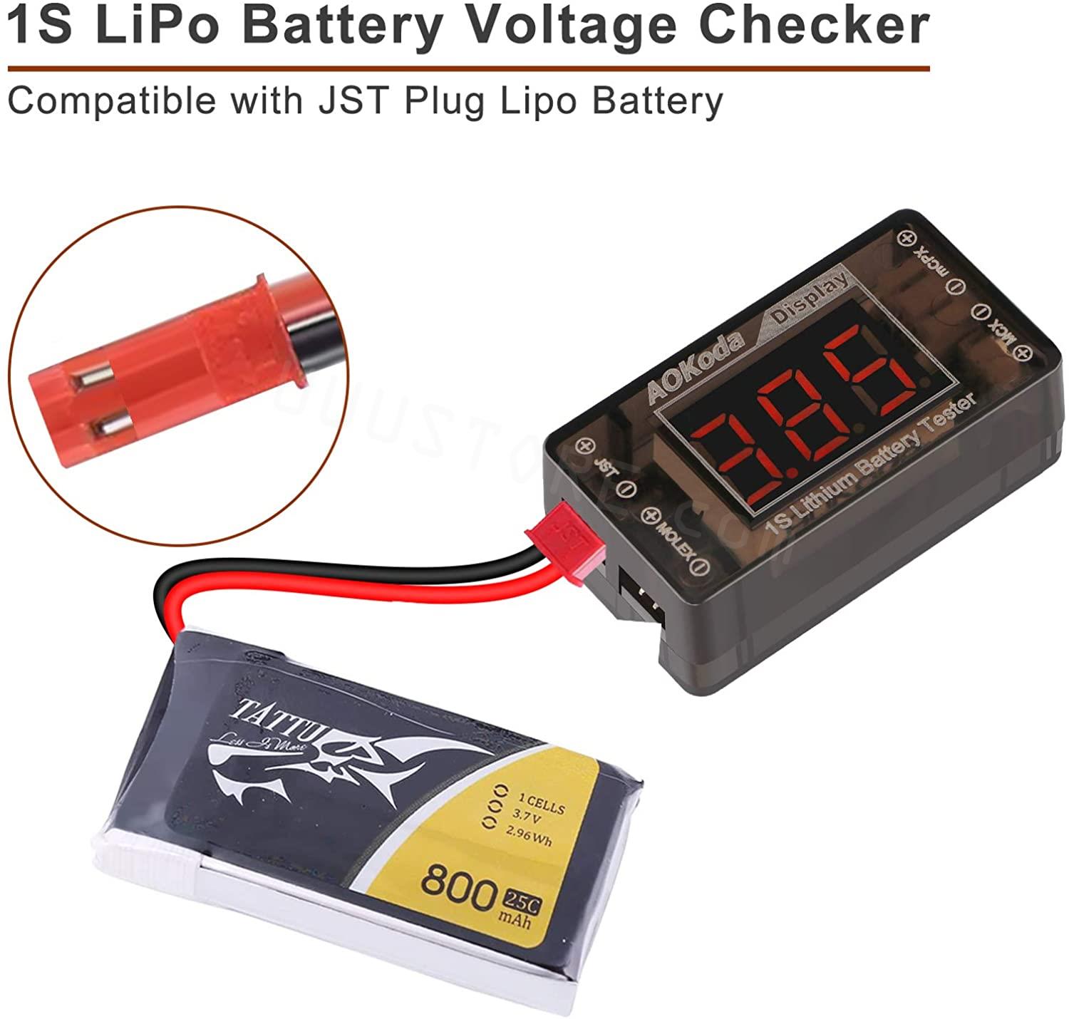 AOKoda AOK-041 1S LiPo Batteri – Drone Battery Voltage Checker Bewertung und Preis
