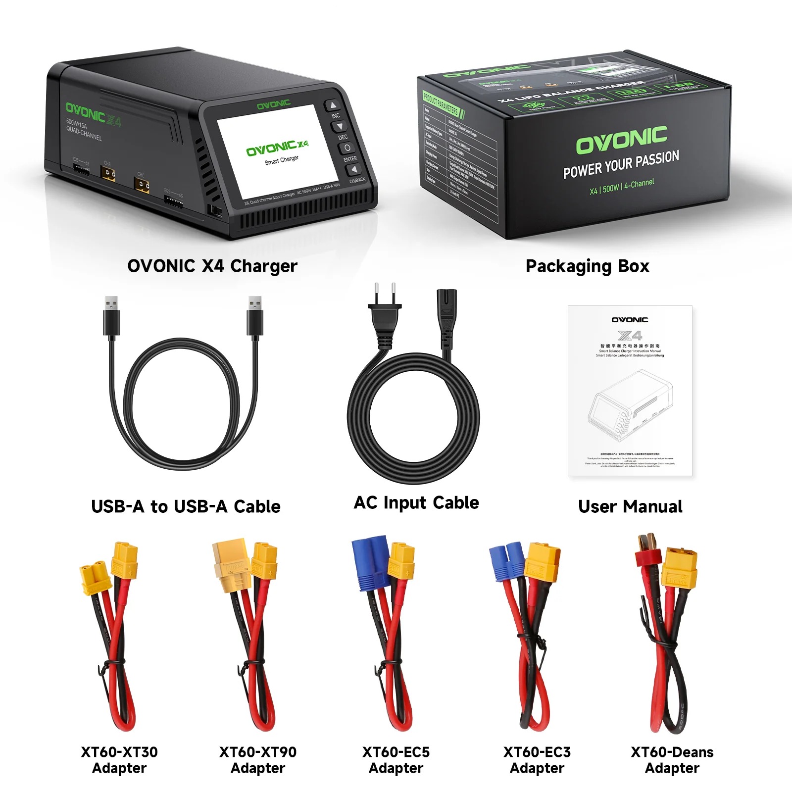 Ovonic X4 AC500W 4-Kanal Smart – Drone Battery Smart Bewertung und Preis