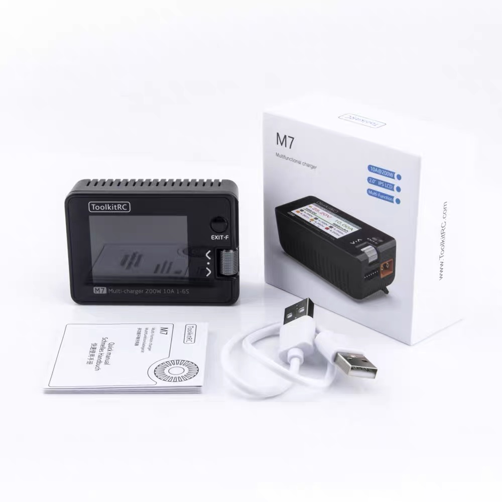Für ToolkitRC M7 200W 10A DC L – Drone Battery Voltage Checker Bewertung und Preis